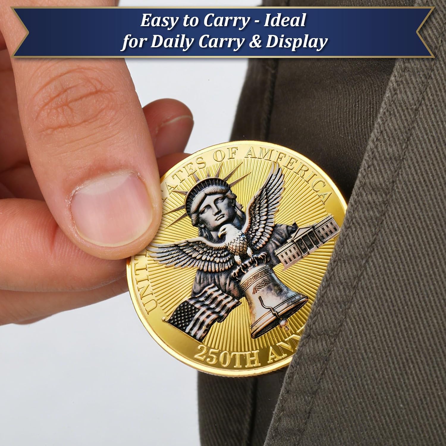 Detalle de Challenge Coin 1776–2026