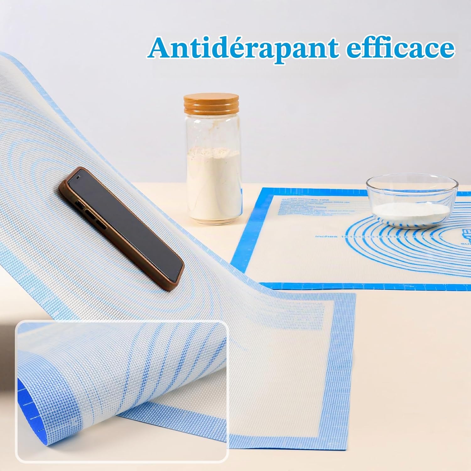 Thumbnail 3 de SUPER KITCHEN extra grote siliconen bakmat 71 x 51 cm, antikleef en antislip