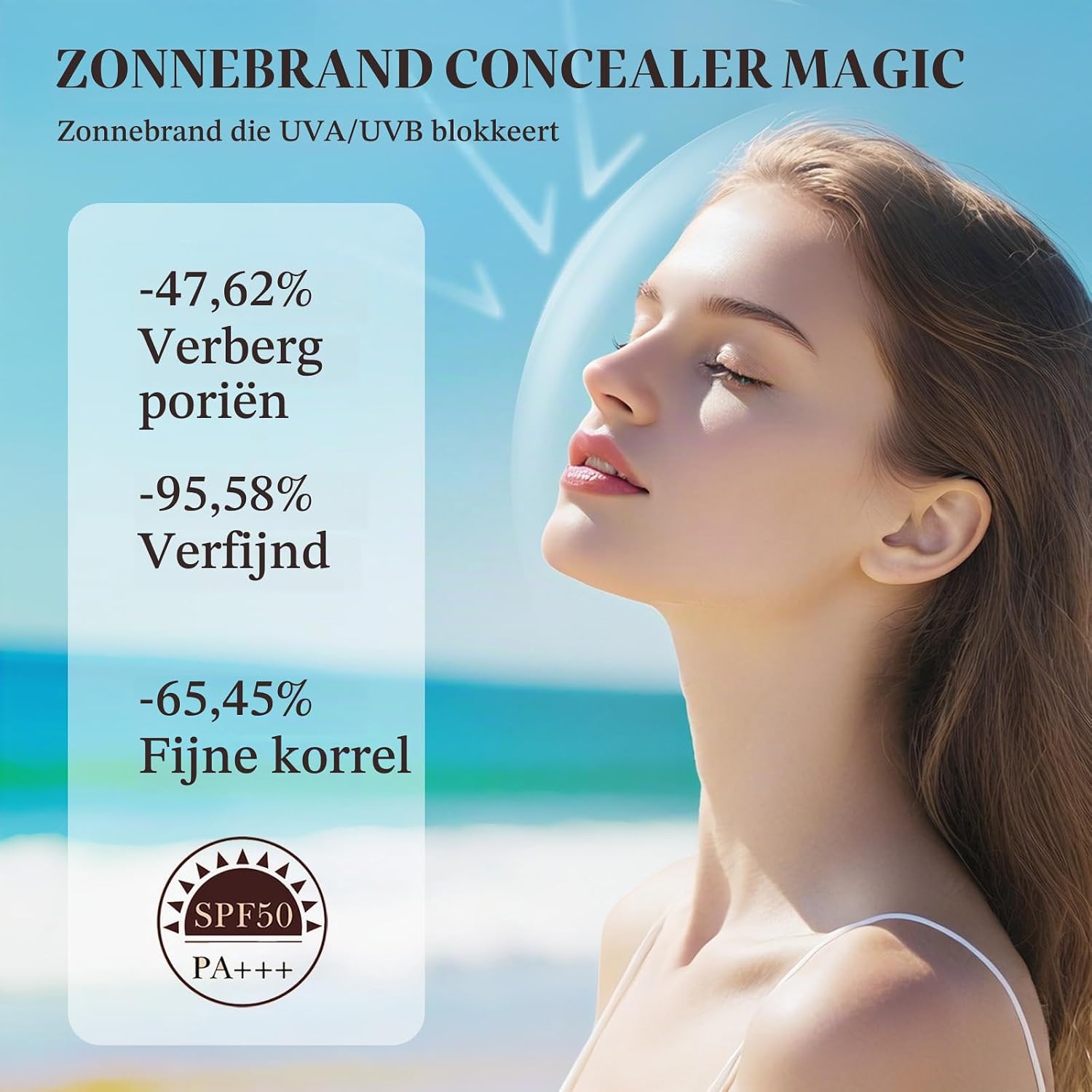 Detalle 2 de EHIOG BB-crème SPF 50+ met natuurlijke tint, hydraterend, 40 g