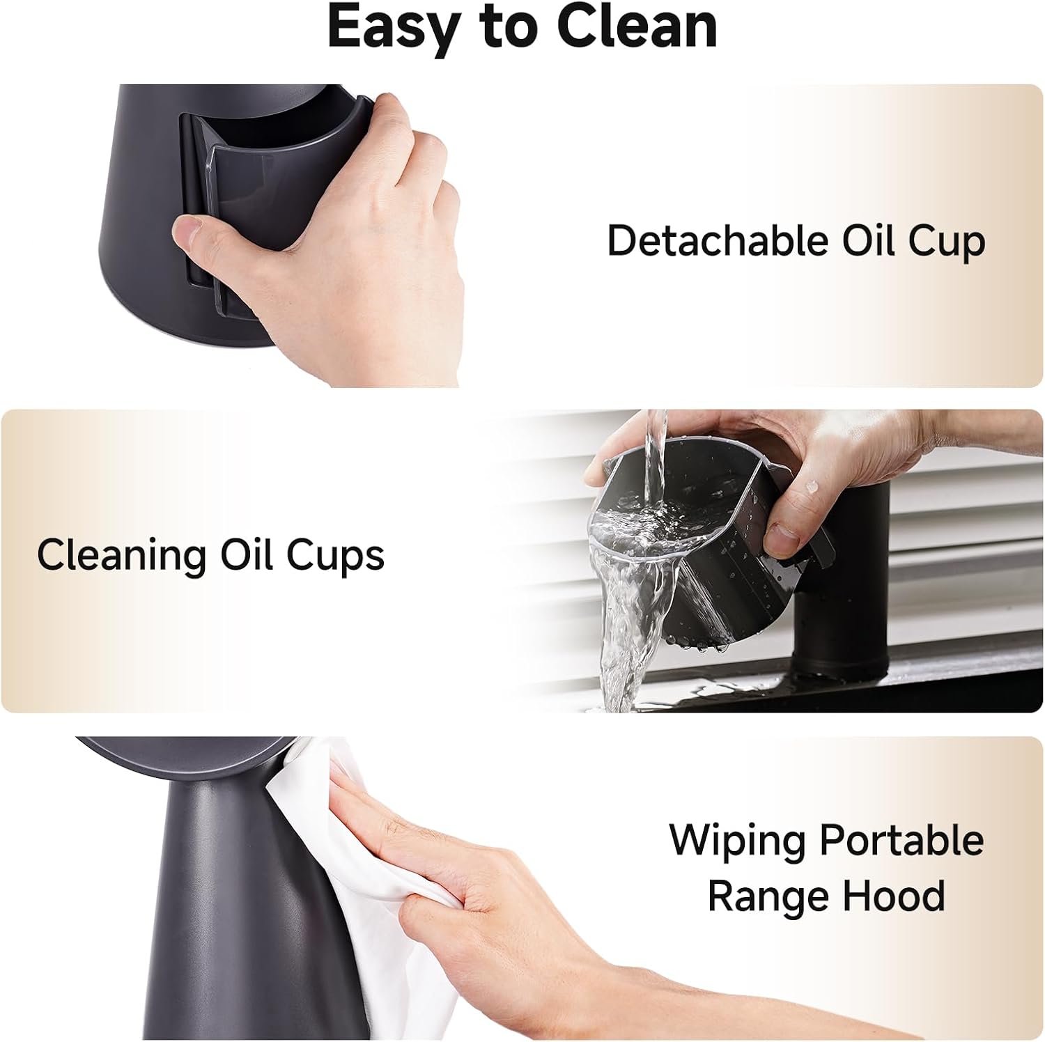 Thumbnail 6 de AAOBOSI Portable Range Hood, 3-Speed