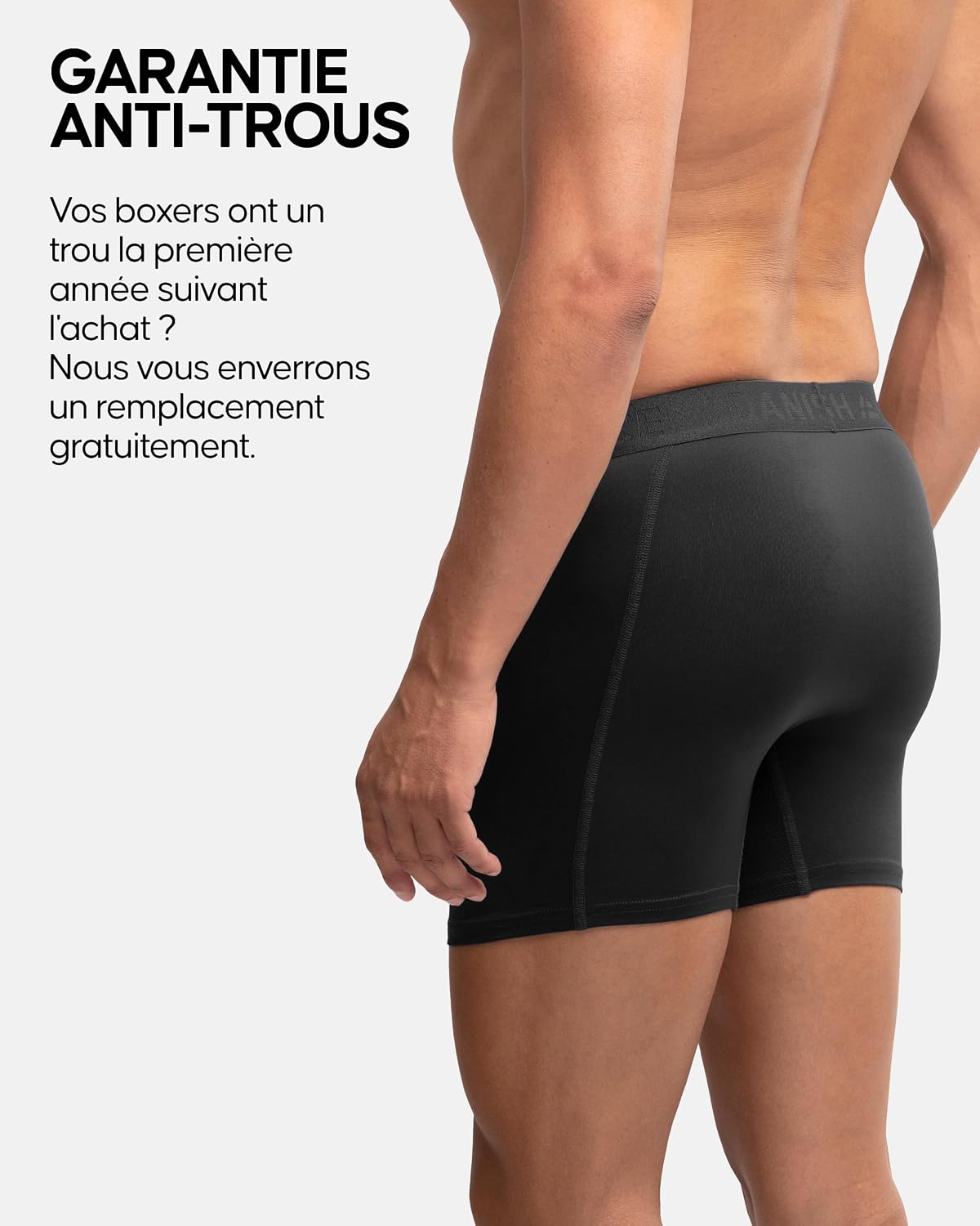 Detalle 2 de DANISH ENDURANCE Boxer homme respirant lot de 3 🩲