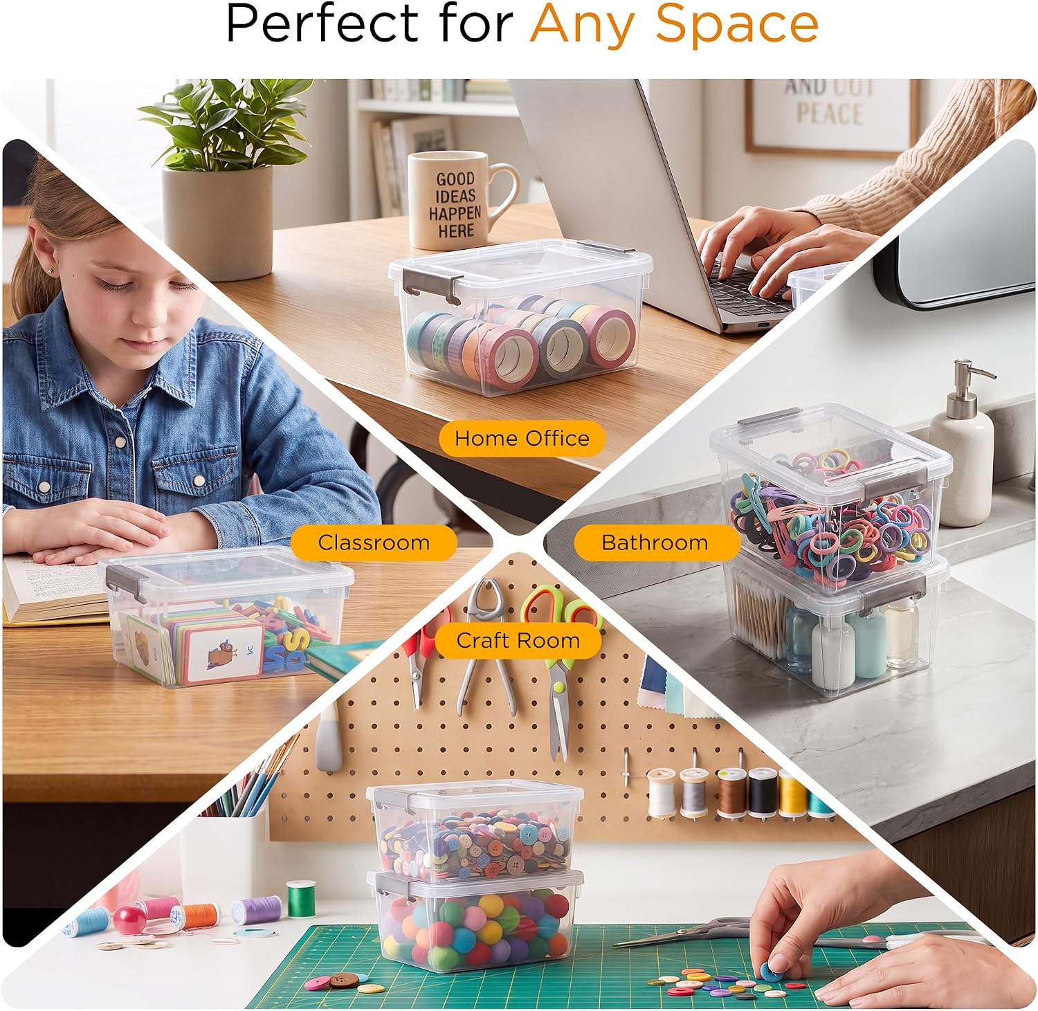 Thumbnail 5 de Citylife 1.3 QT Storage Bins