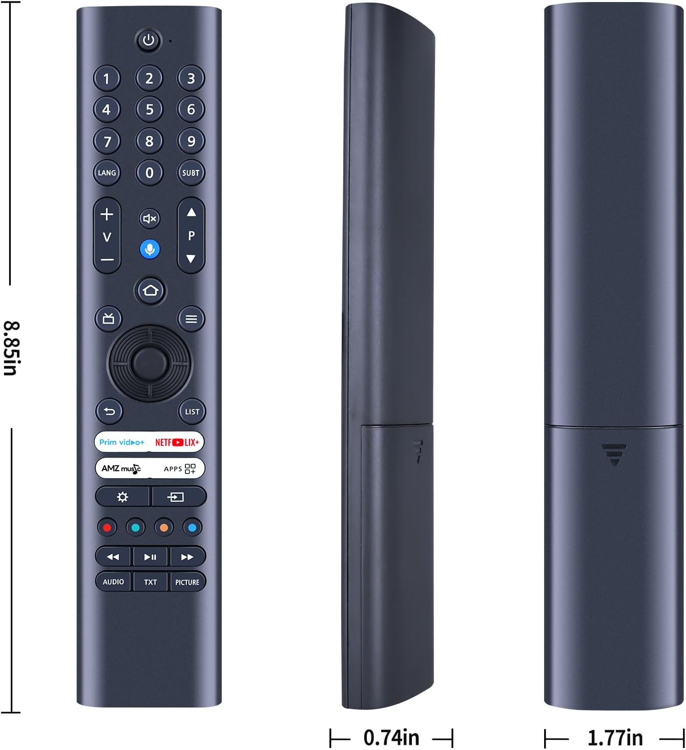 Detalle de TCNOUMT CT-8576 Replacement IR Remote for Toshiba TVs