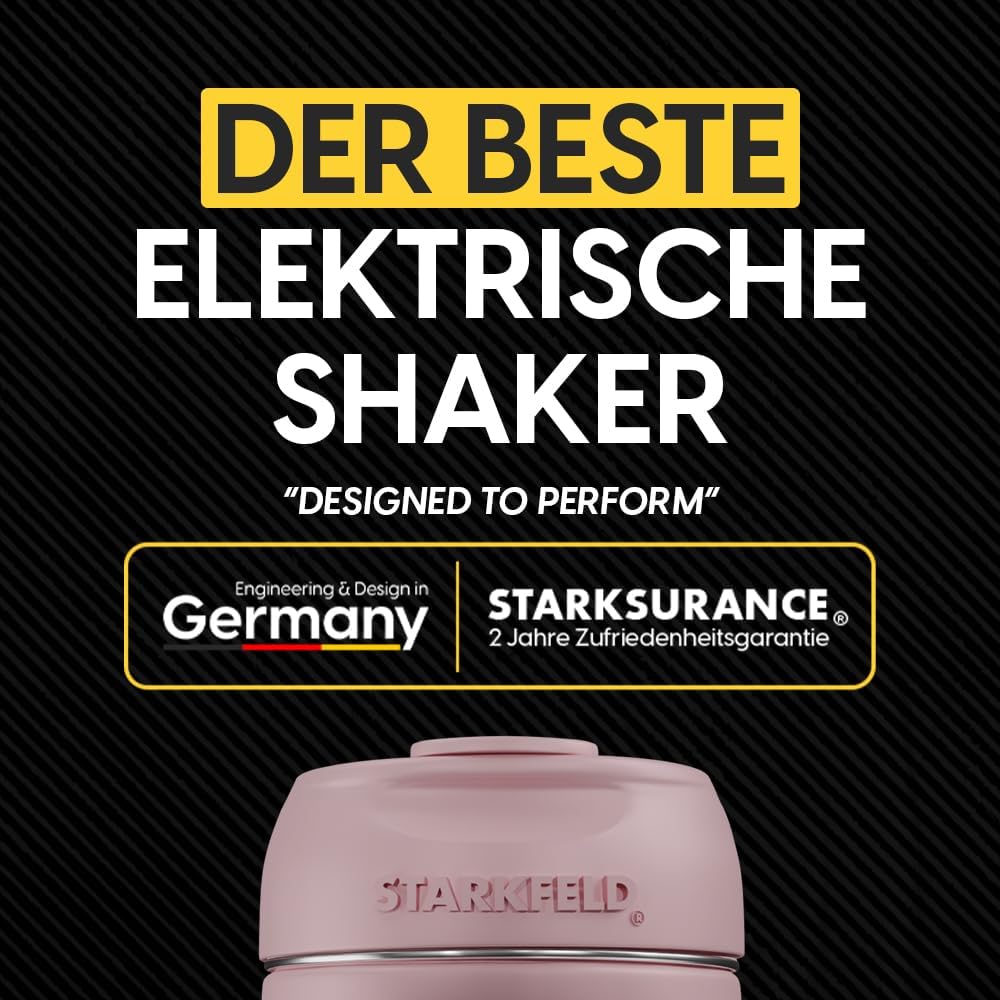 Thumbnail 5 de STARKSHAKE® V4 – Elektrischer Protein-Shaker, pink, 8000 UPM, USB-C, inkl. STARKPOD