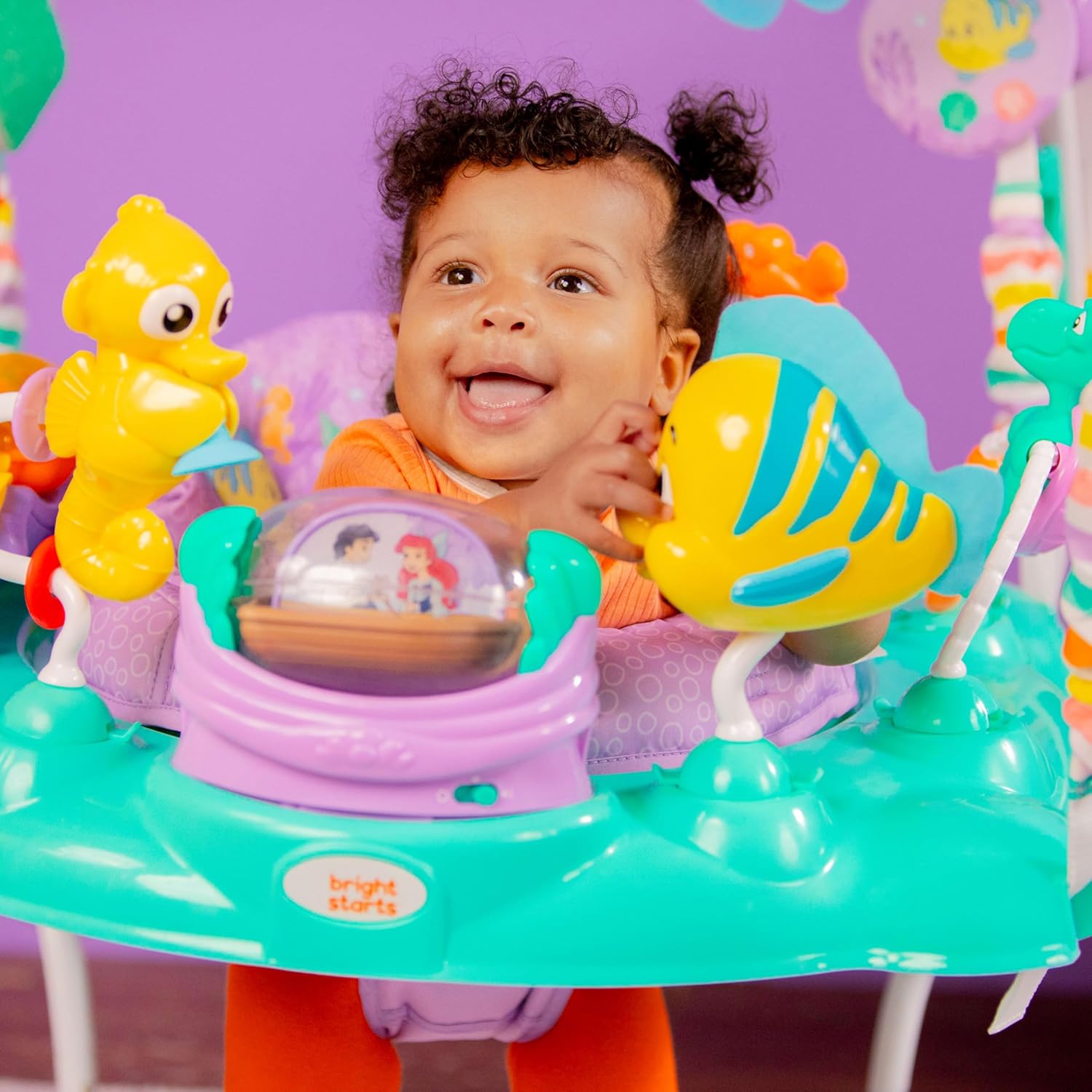 Thumbnail 6 de Bright Starts Sea of Activities, Saltador de Bebés Ariel Disney🧜♀