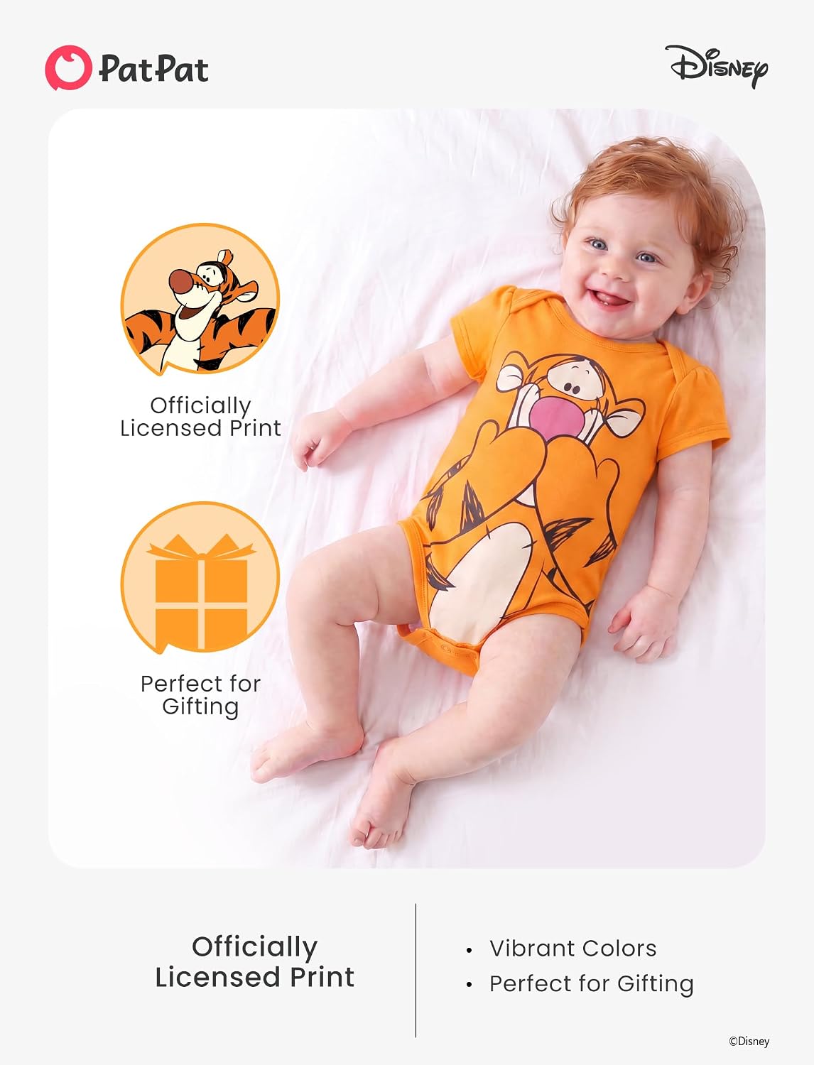 Detalle de Disney baby bodysuit, 0 to 18 months