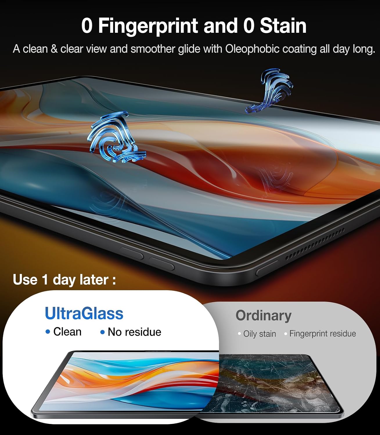 Thumbnail 6 de UltraGlass iPad Air 11 Inch 9H+ Tempered Glass Screen Protector, Full Coverage