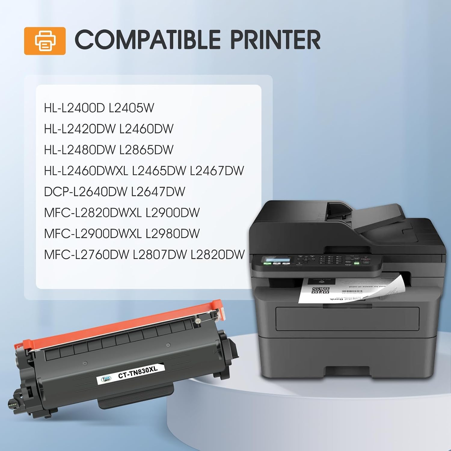 Detalle 2 de Cool Toner Black Toner Cartridges TN830XL