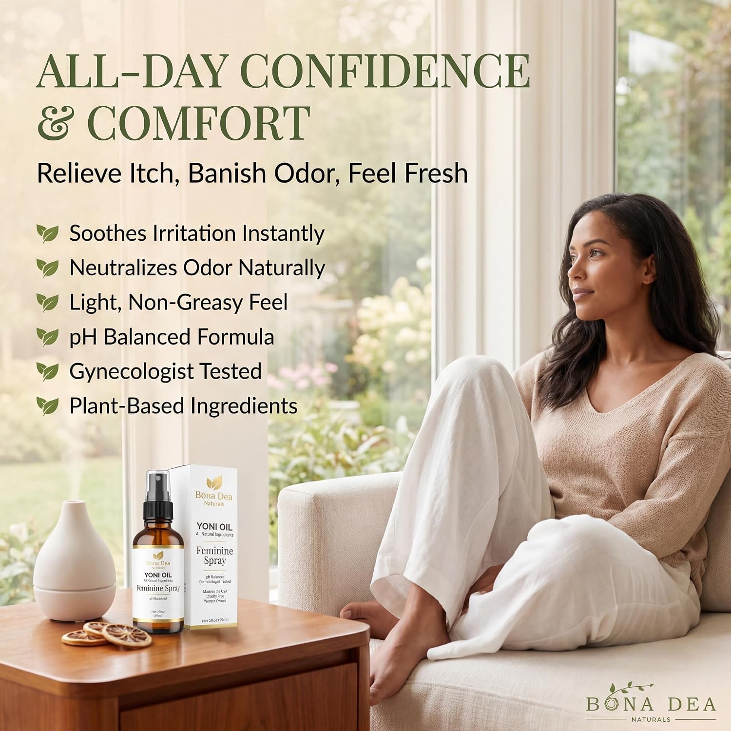 Thumbnail 1 de Bona Dea Naturals Intimspray für Frauen (59 ml) – milde Pflege bei Scheidentrockenheit