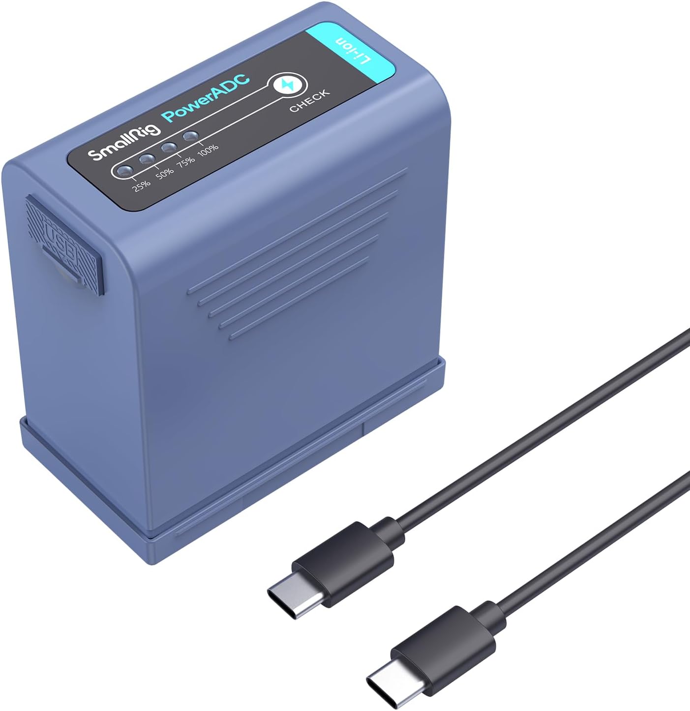 Detalle de SmallRig Batteria 10500mAh per Sony NP-F970/NP-F970 family – ricarica rapida USB-C e alimentazione affidabile per monitor e luci