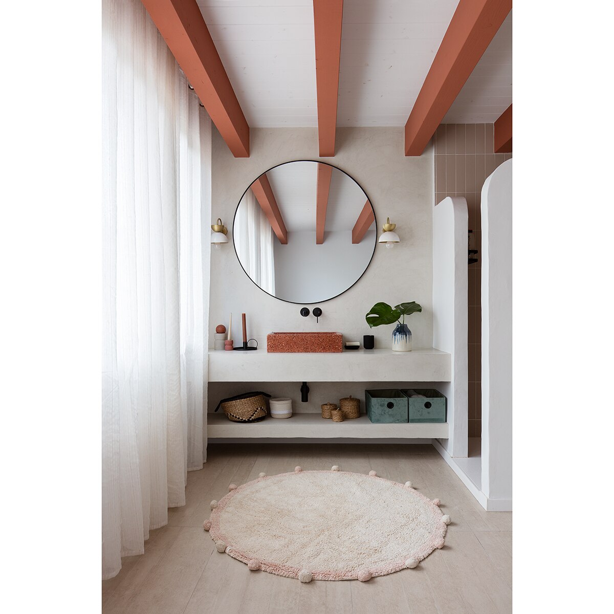 Thumbnail 2 de Lorena Canals Bubbly alfombra lavable de algodón 🏡