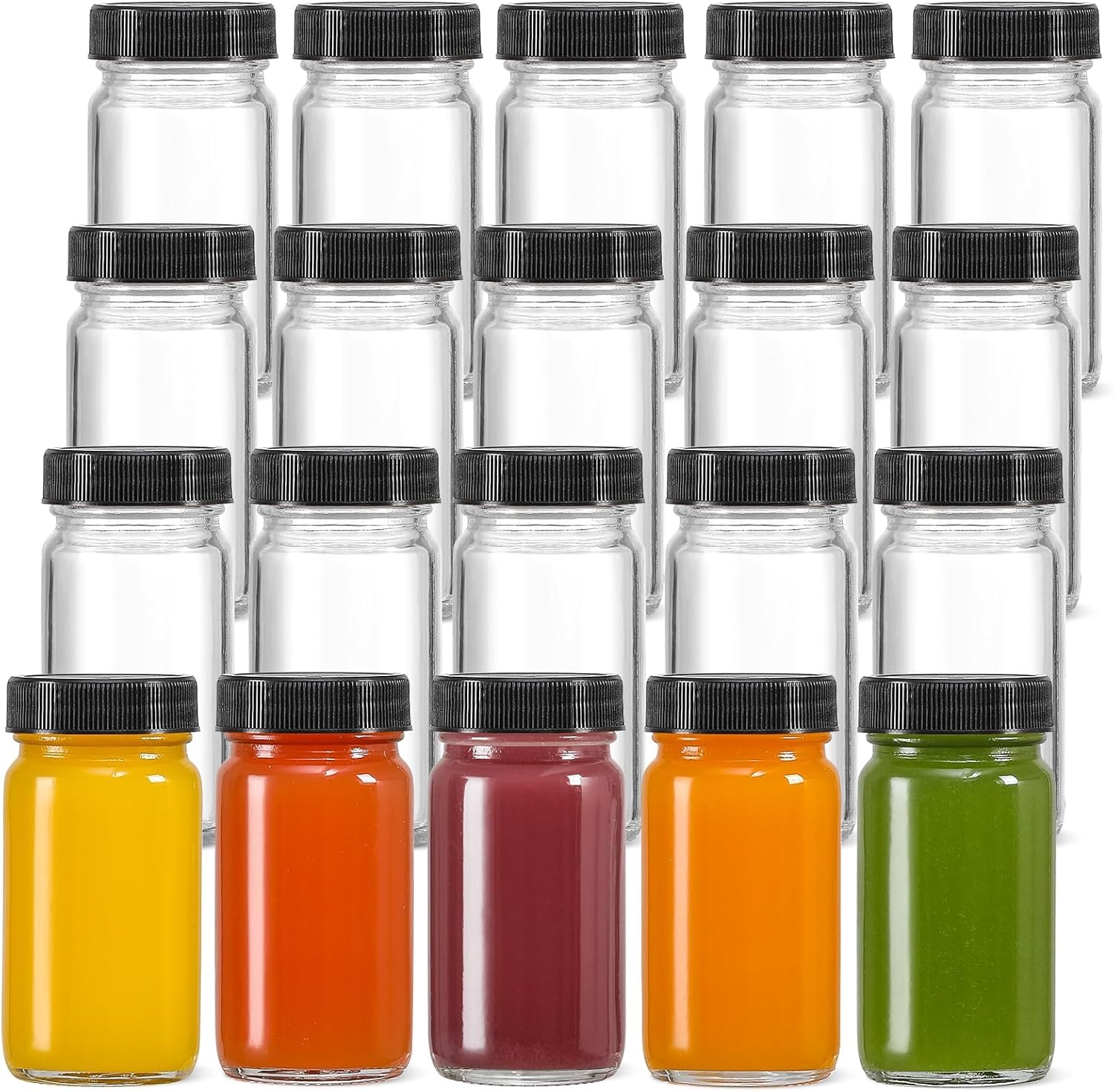 Thumbnail 6 de 2 oz Glass Shot Bottles 20-Pack
