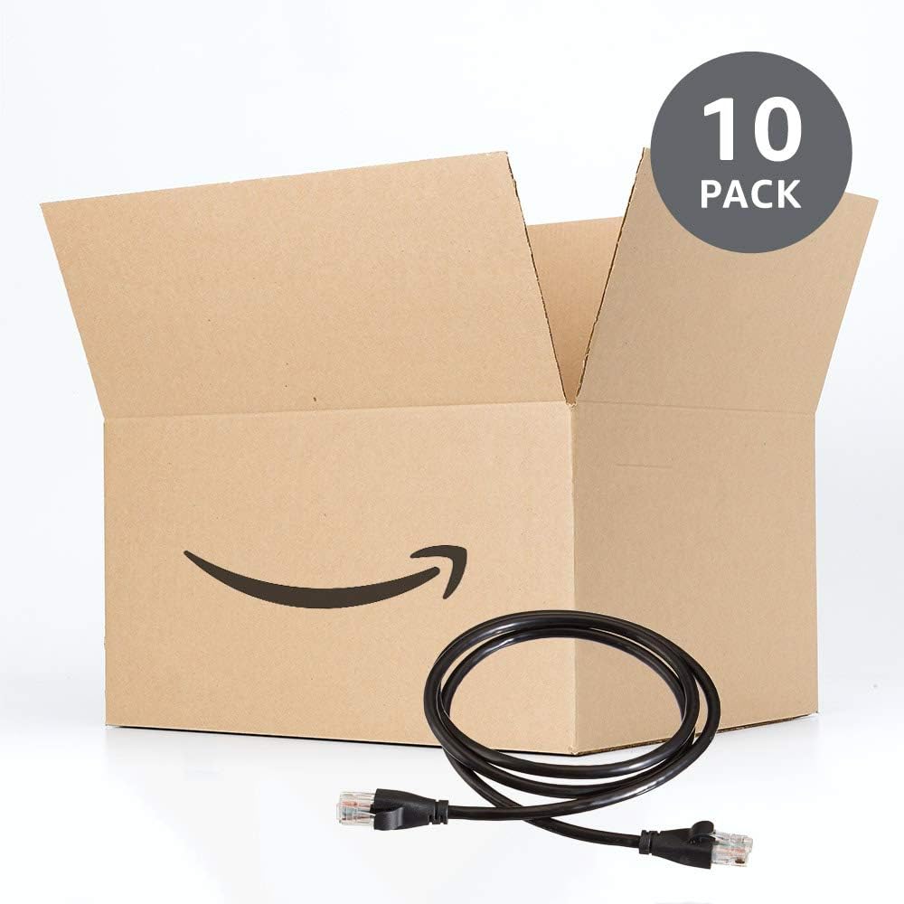 Detalle 2 de Amazonベーシック L6LLA010-CS-R LANケーブル Cat-6準拠 0.9m 10点セット ブラック