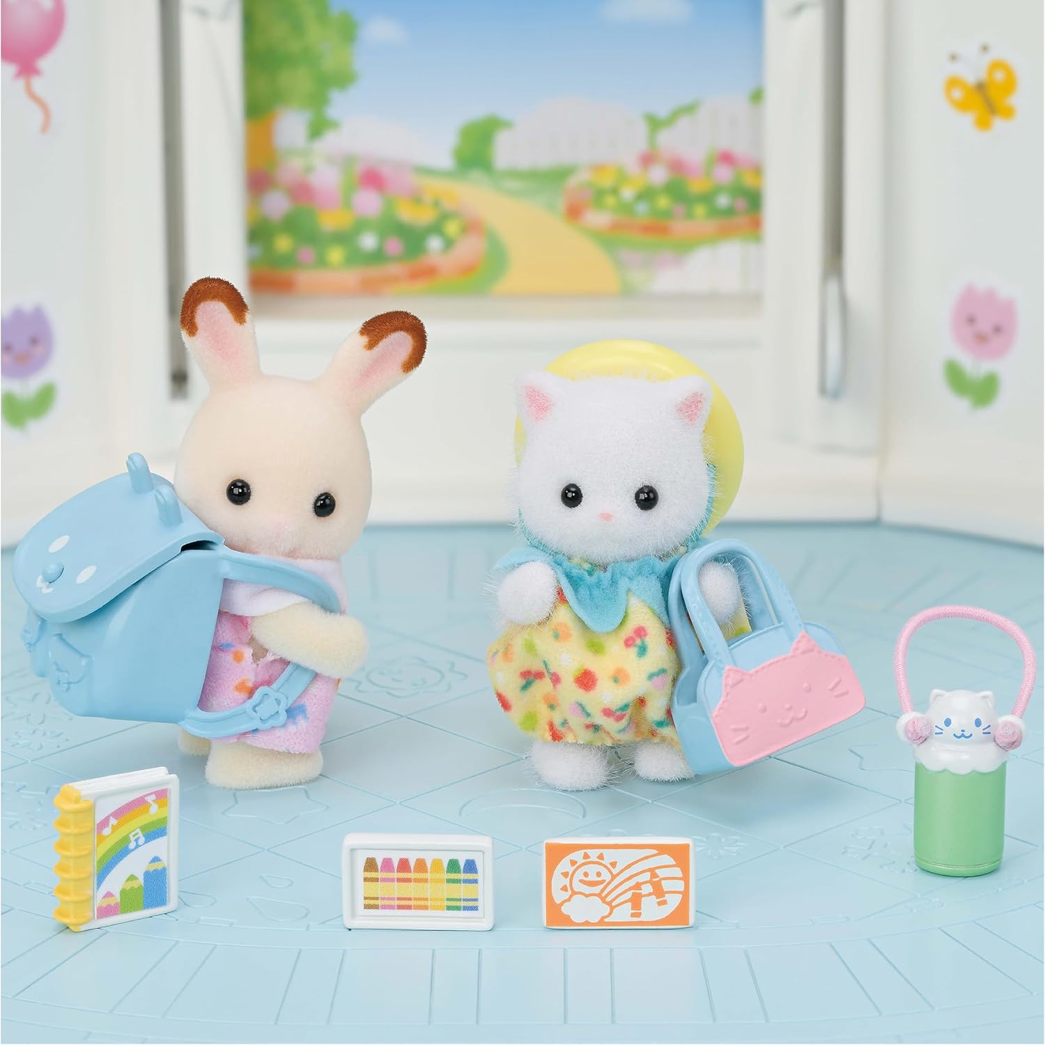 Detalle de Sylvanian Families 5747 Sunshine Nursery Friends Figures with Accessories