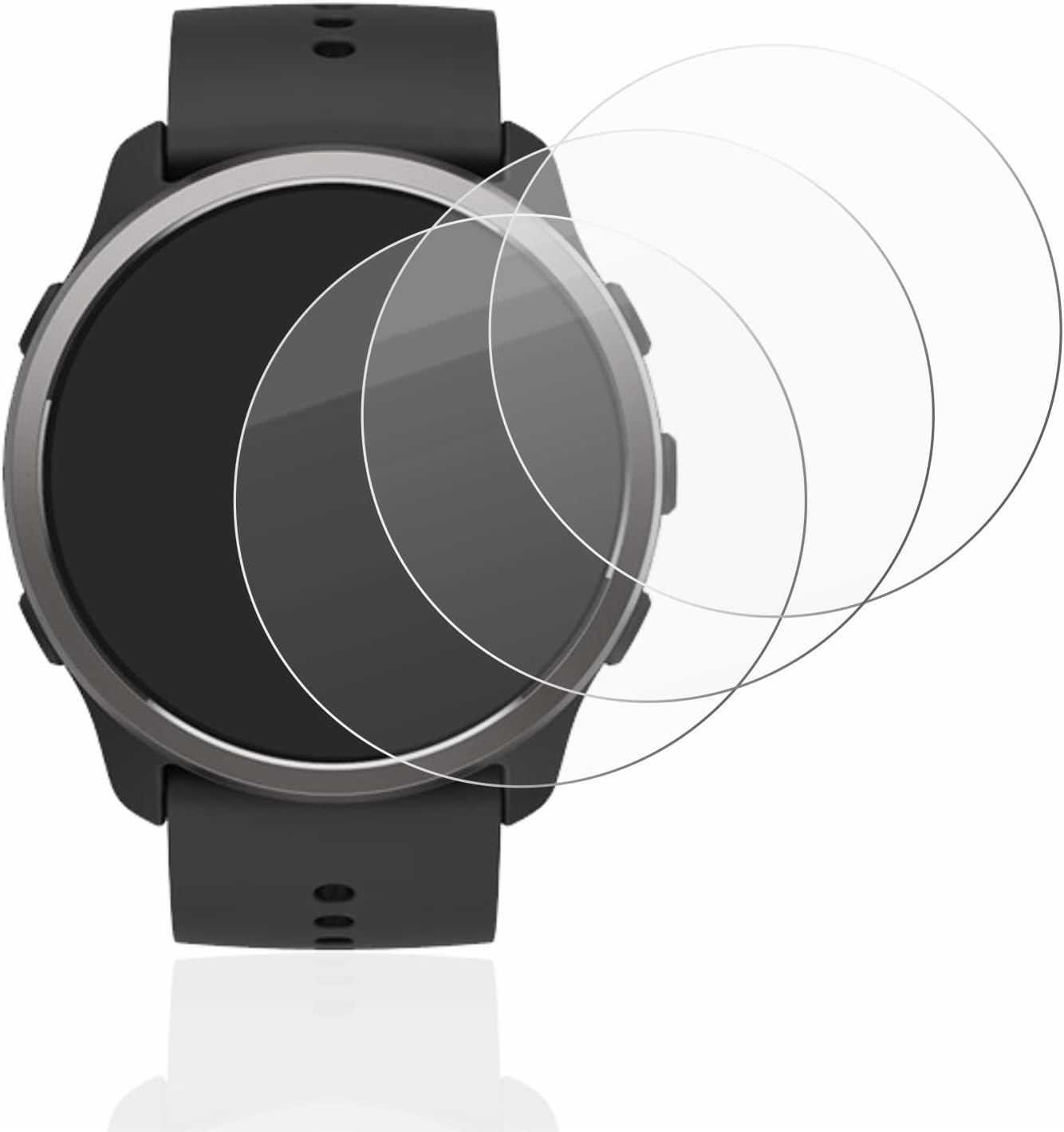 Detalle 2 de brotect Pellicola Protettiva Vetro per Suunto 5 Peak (3 pezzi) – 9H, AirGlass, anti-impronte