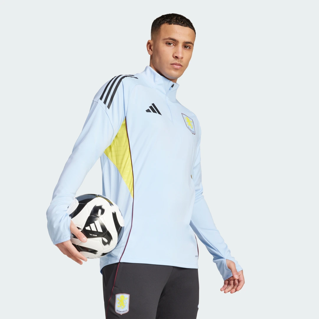 Detalle de Camiseta manga larga de entrenamiento Aston Villa FC Tiro 25 Competition – Adidas
