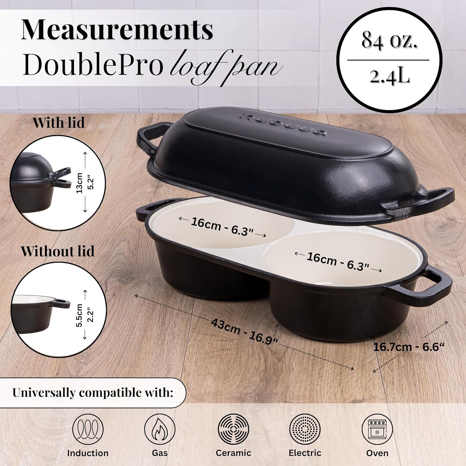 Detalle 2 de Nuovva Dutch Oven 16.5cm for Sourdough Baking 🍲