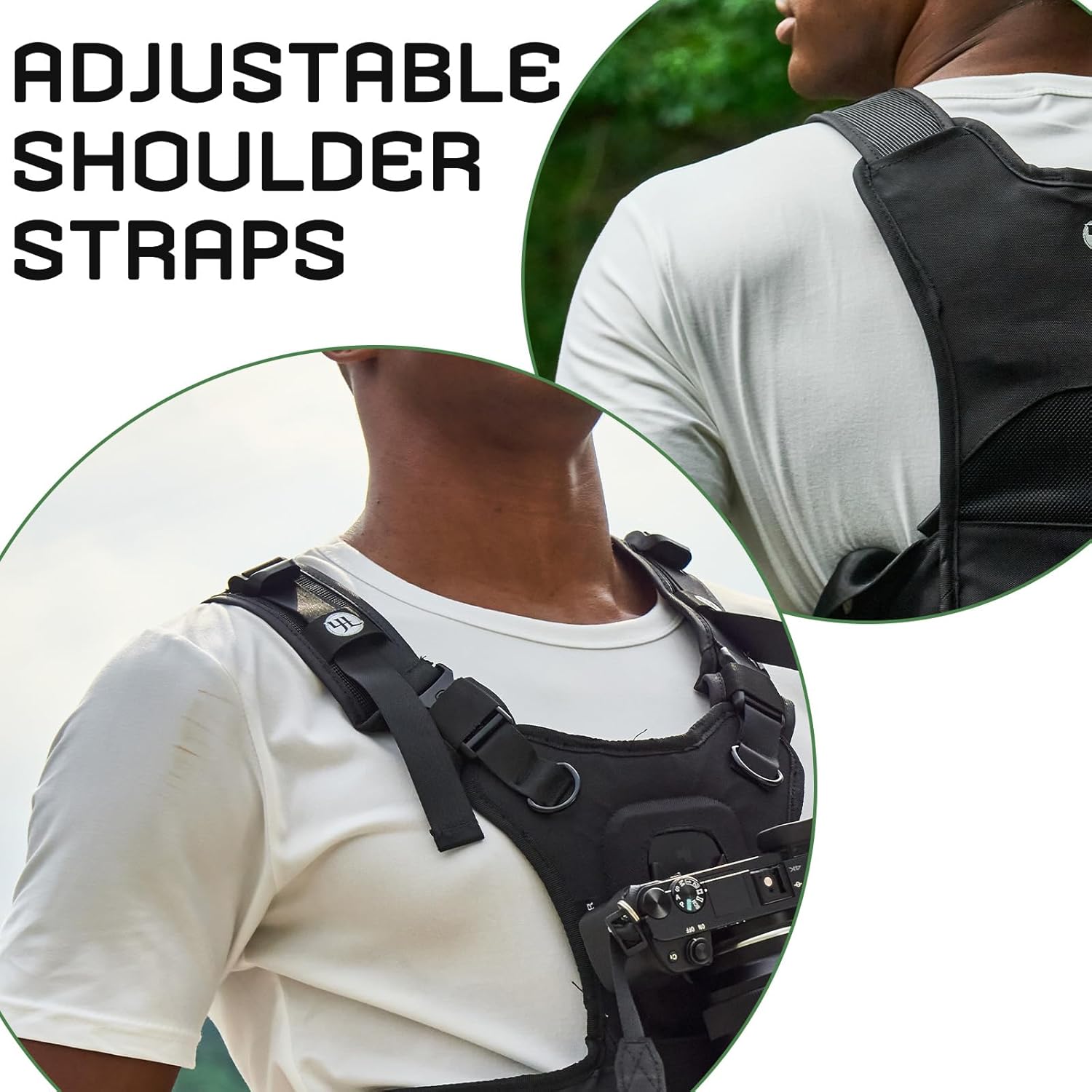 Detalle 2 de 4J LEDR Camera Carrier Chest Harness: Rugged Chest Mount for Photographers