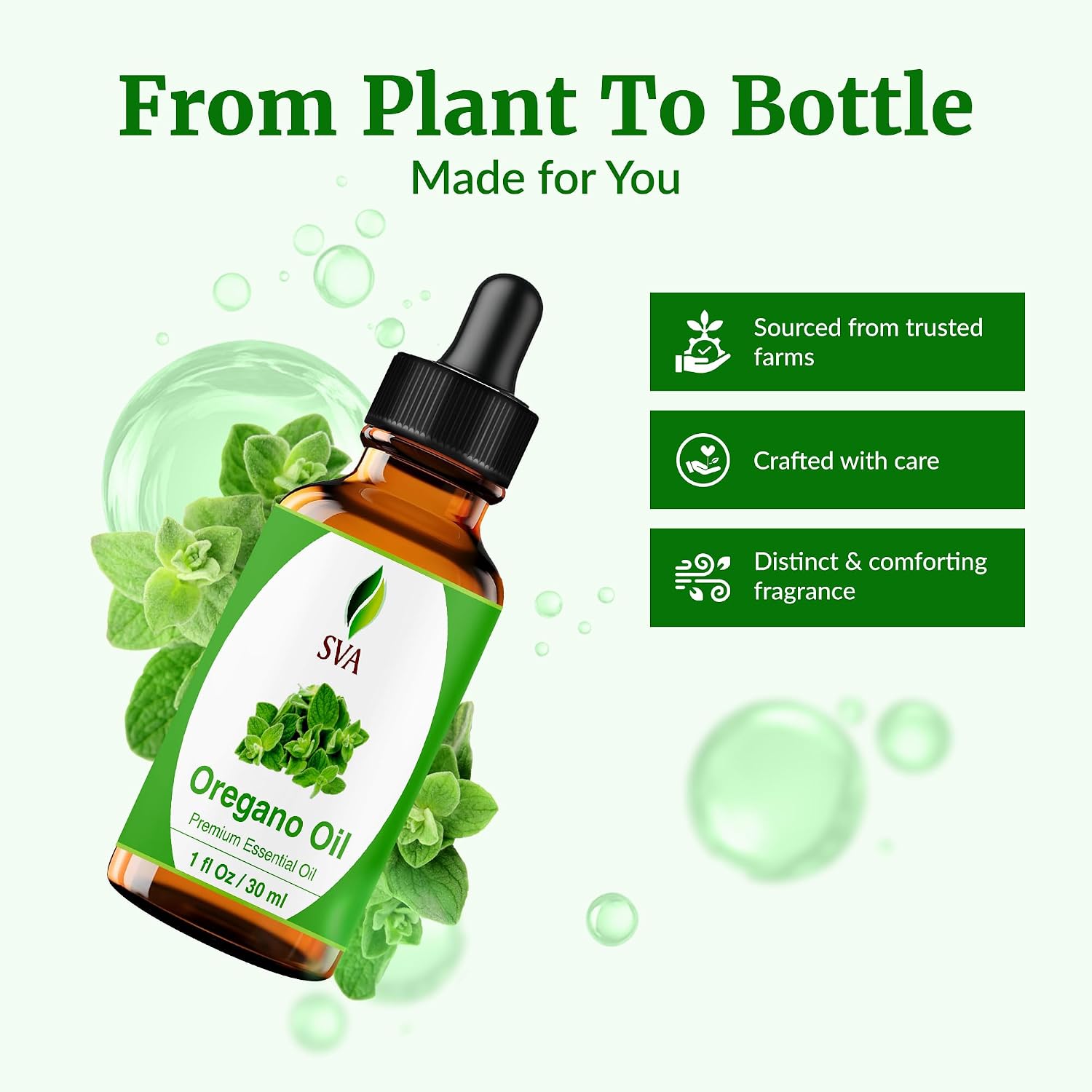 Detalle 2 de SVA Oregano Essential Oil 1 Fl Oz