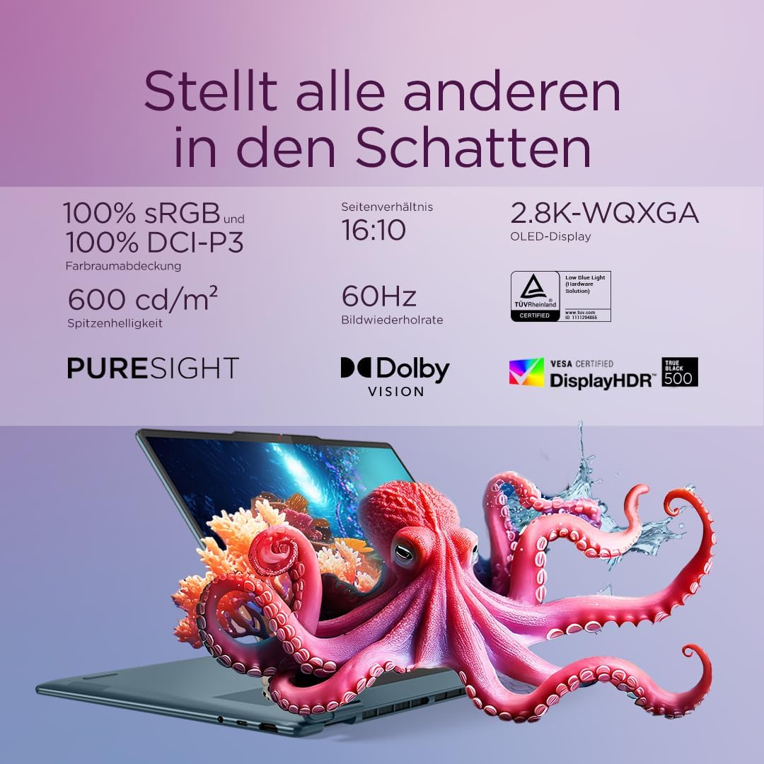 Thumbnail 5 de Lenovo Yoga 7 2-in-1 Laptop | OLED-Display, AI-Unterstützung und 16 GB RAM