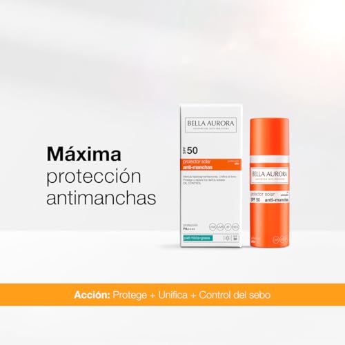 Thumbnail 6 de Bella Aurora Protector Solar Facial Antimanchas SPF 50+ para Piel Mixta y Grasa