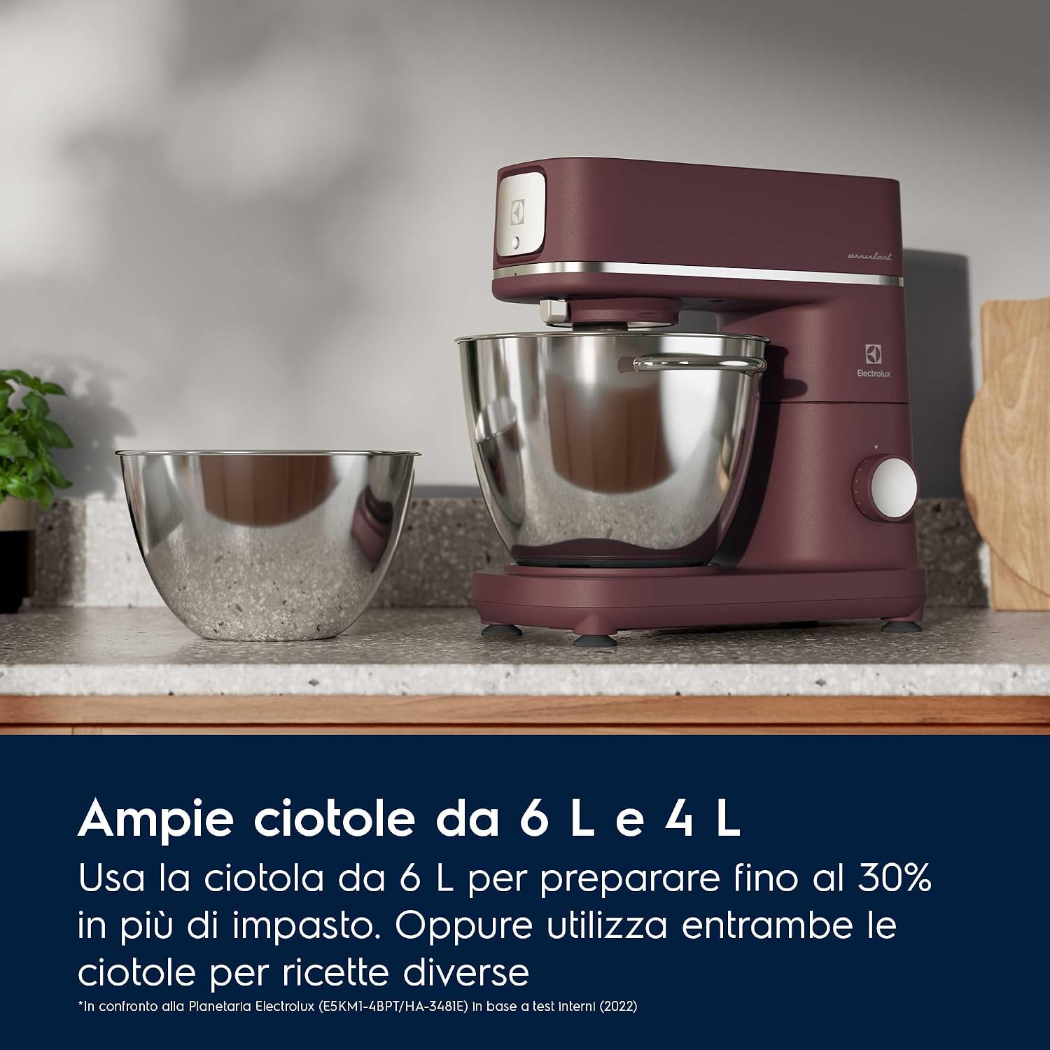 Detalle 2 de Electrolux E6KM1-4DRT impastatrice 1200 W 🍽