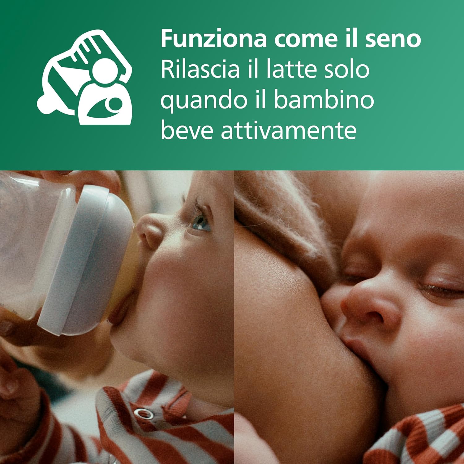 Detalle de Philips Avent Natural Response set regalo biberon 120/240 ml