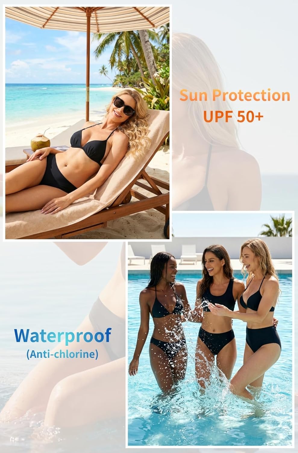 Thumbnail 4 de Leovqn Period Swimwear Bikini Bottoms for Light to Medium Flow