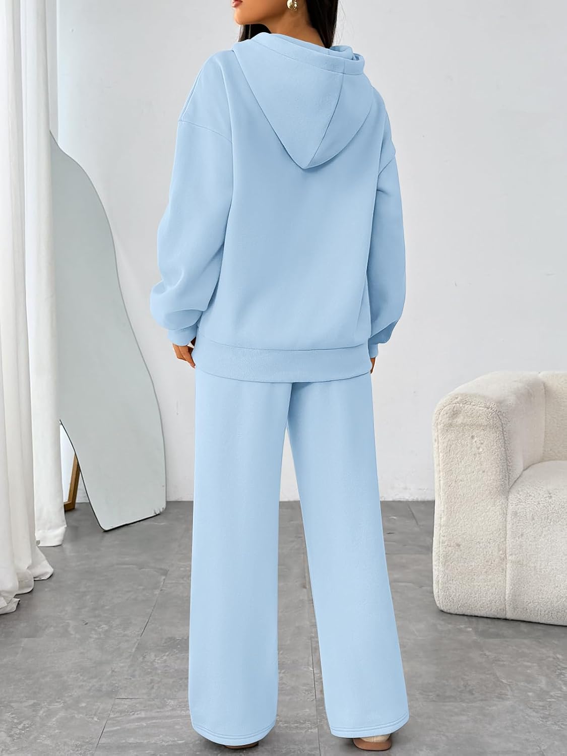 Thumbnail 3 de Trendy Queen 2-Piece Oversized Sweatshirt Set