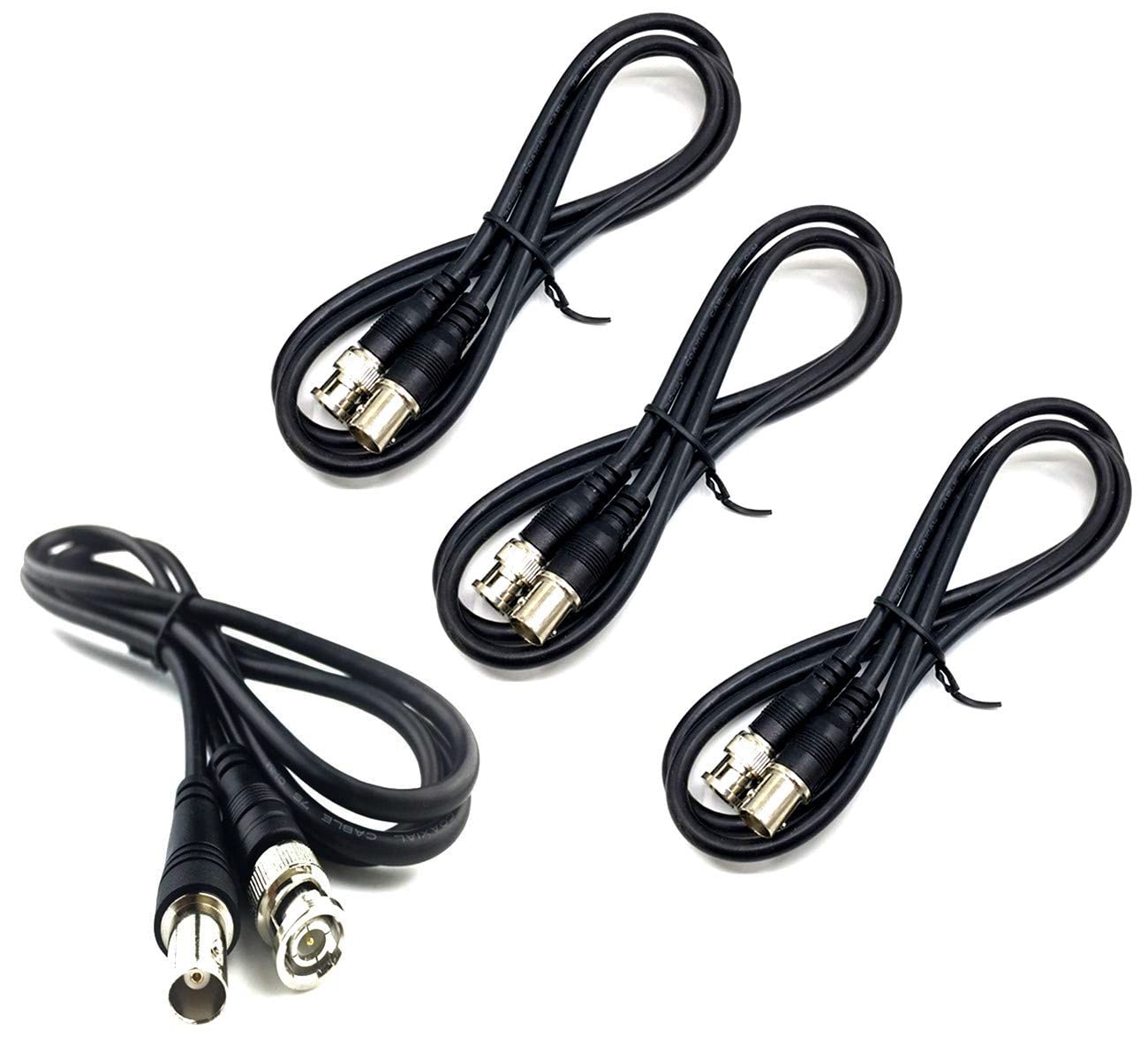 Detalle 2 de CTXSumTec 4 in Pack 1.6 ft BNC CCTV extension cable