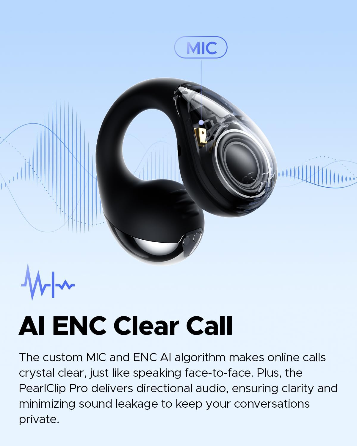 Thumbnail 5 de SoundPEATS PearlClip Pro open-ear clip earbuds with 12mm drivers and IPX5