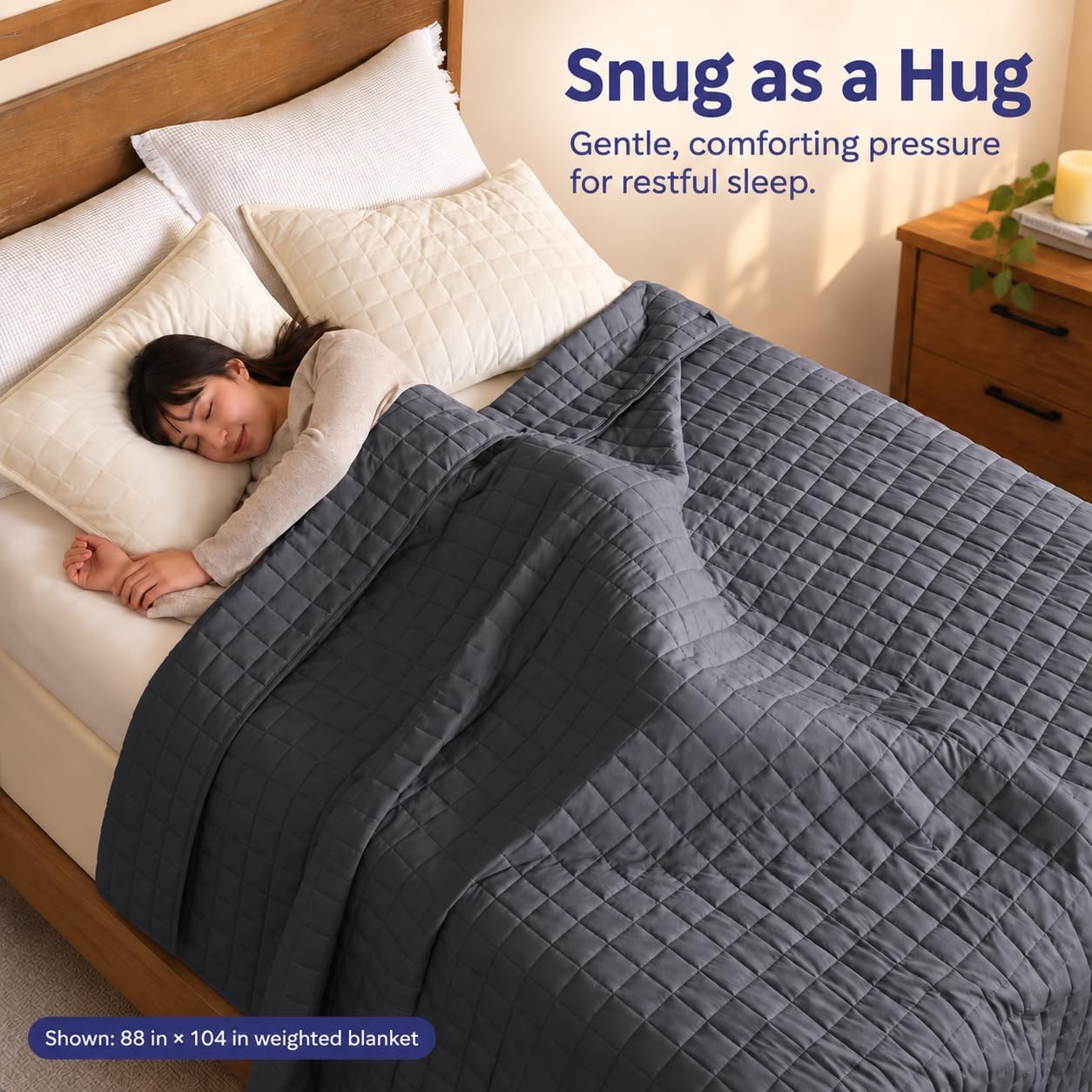 Thumbnail 2 de YnM 15lbs Weighted Blanket 48x72 inches