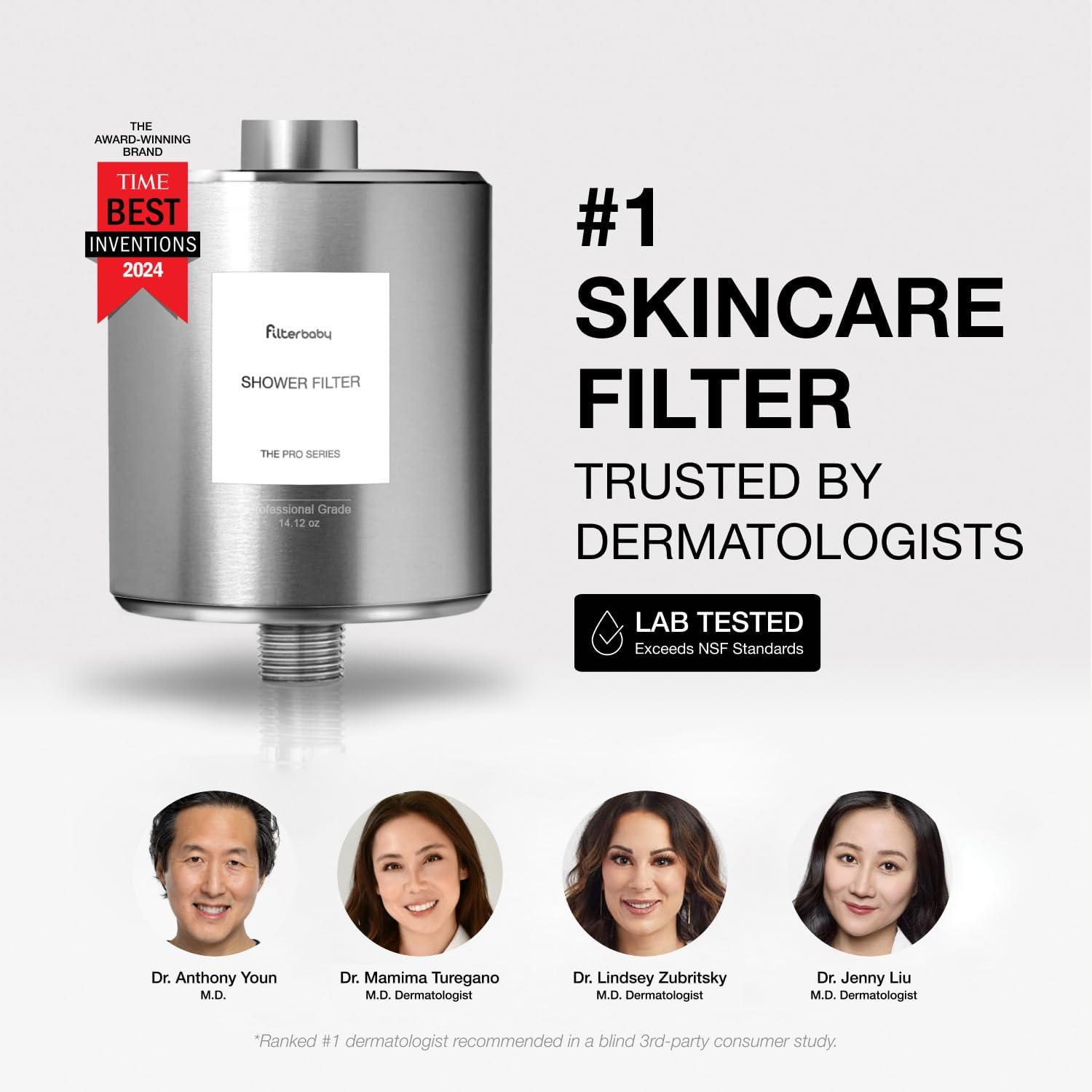 Thumbnail 6 de Filterbaby All-Metal Shower Filter Pro: Doctor-Developed, IAPMO NSF 177 Certified