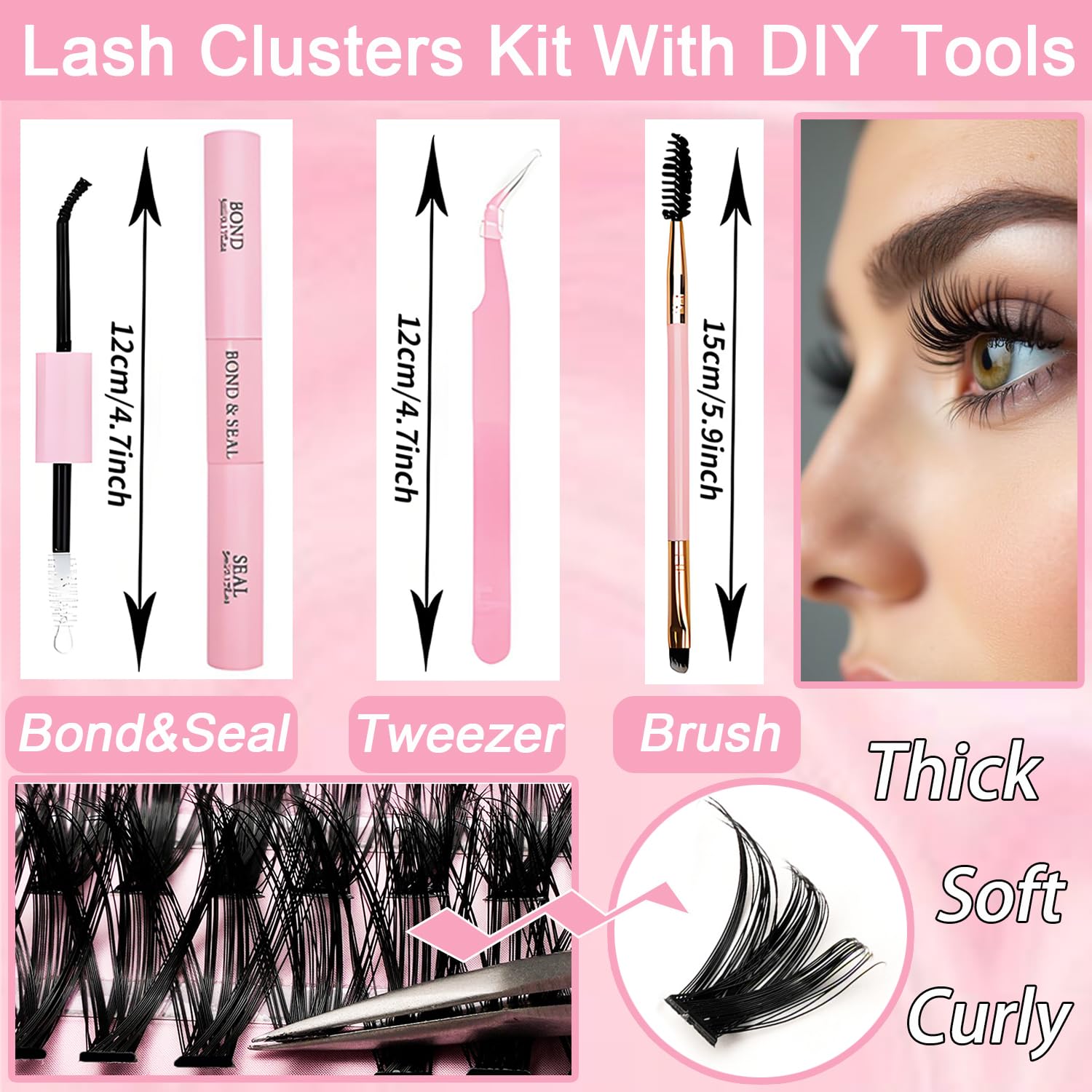 Thumbnail 2 de Lash Clusters Kit 640 pcs ๐