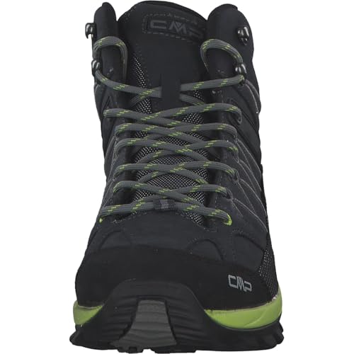 Detalle de CMP Rigel Mid Trekking Shoes Wp da Uomo – Antracite/Limegreen, taglia 46