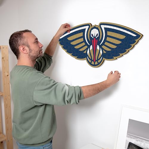 Detalle 2 de Iconic Puzzles NBA Puzzle de Madera New Orleans Pelicans, 270 piezas 🧩