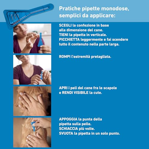Detalle 2 de Frontline Spot On Cani x3 (20-40 kg) – Antiparassario efficace contro pulci e zecche