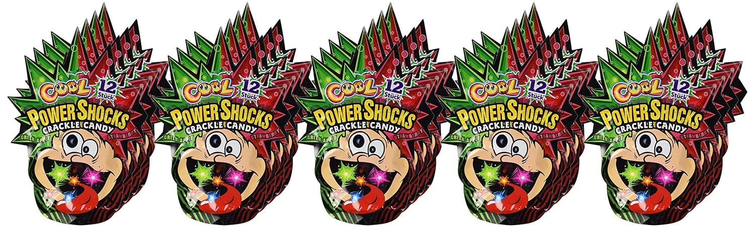 Thumbnail 4 de Power Shocks Popping Candy – Großverpackung mit 360 g, 20 Beutel à 18 g pro Fruchtmix