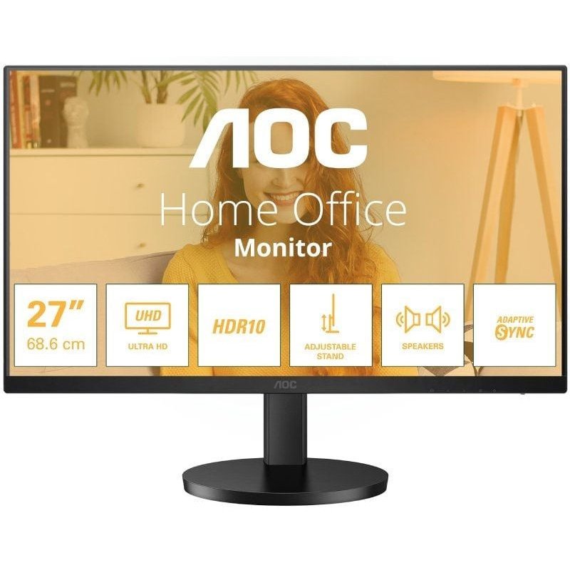 Detalle de AOC U27B3AF monitor 27" 4K UltraHD ajustable