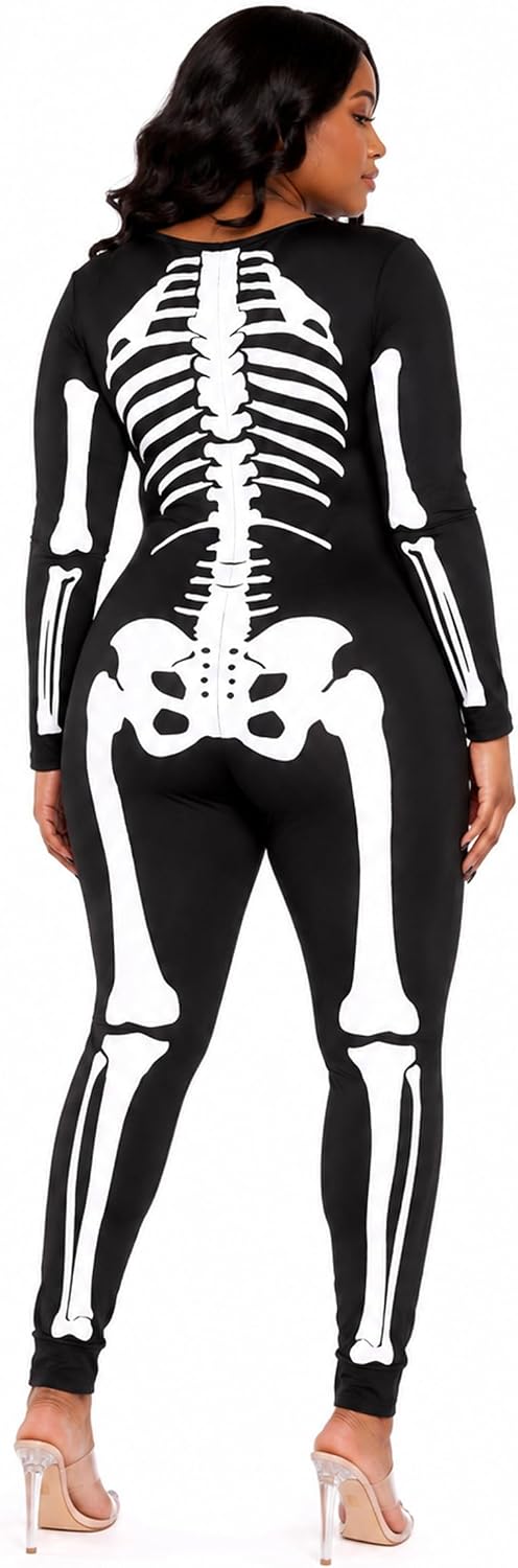 Thumbnail 6 de Tipsy Elves Skeleton Bodysuit, 95% Polyester