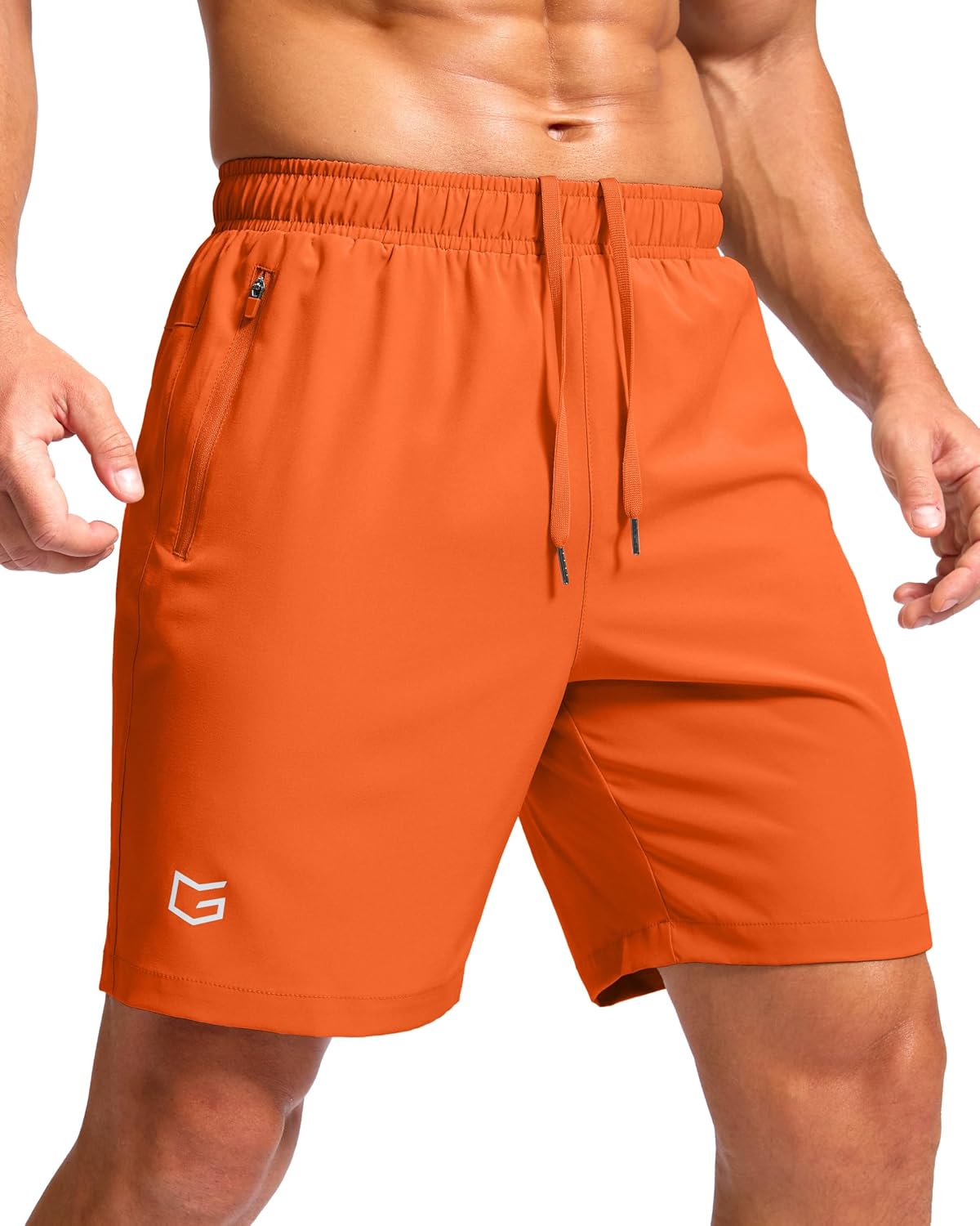 Detalle de G Gradual Men's Running Shorts, 5", 7" & 9" Inseams, Zipper Pockets, UPF 50+