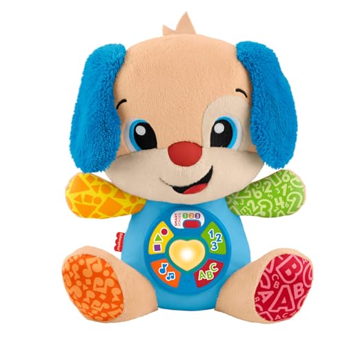 Detalle de Fisher-Price Laugh & Learn Perrito de Peluche musical con Smart Stages (JFD26) – multilingüe