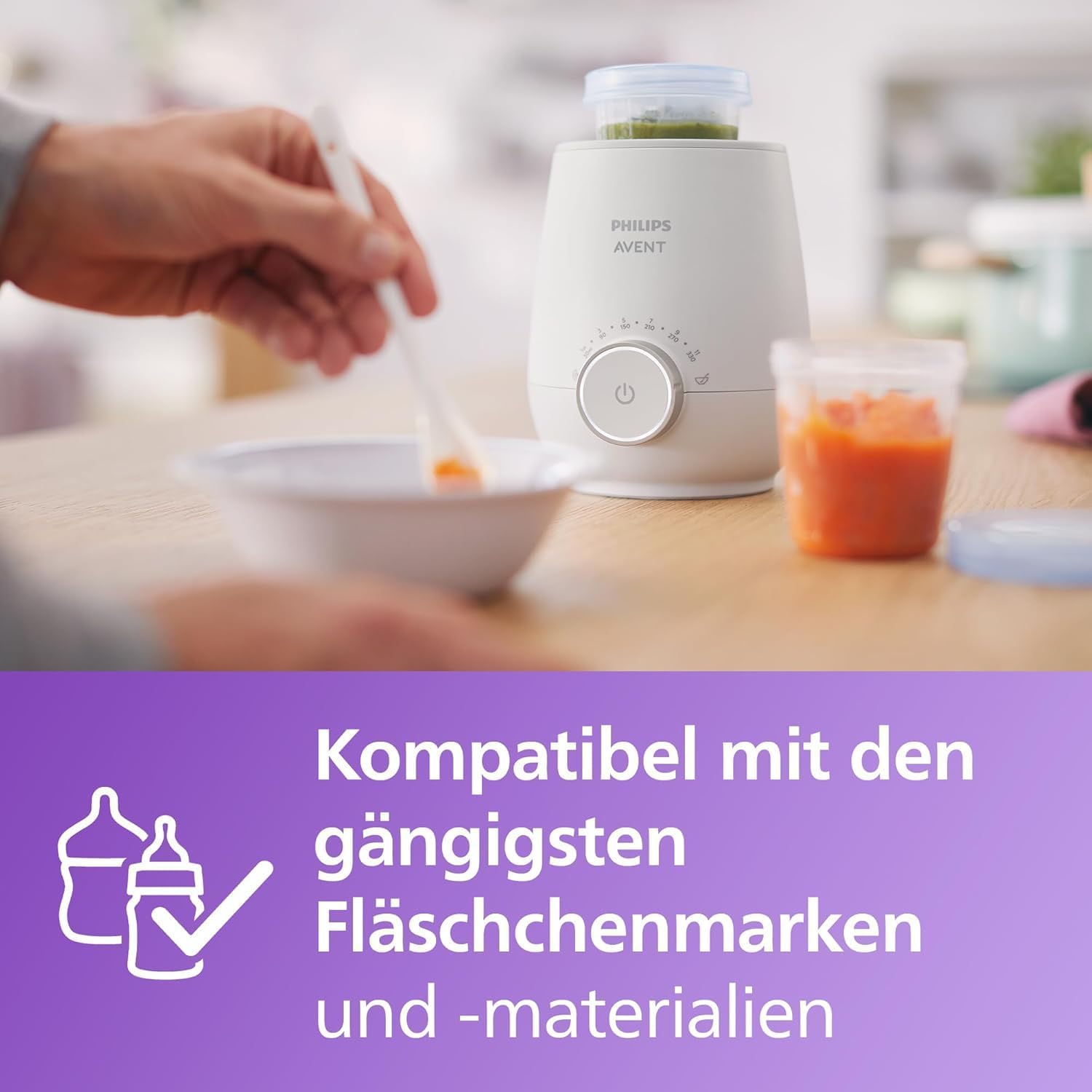 Thumbnail 4 de AVENT SCF358/00 + SCY673/82 Fläschchen‑Set