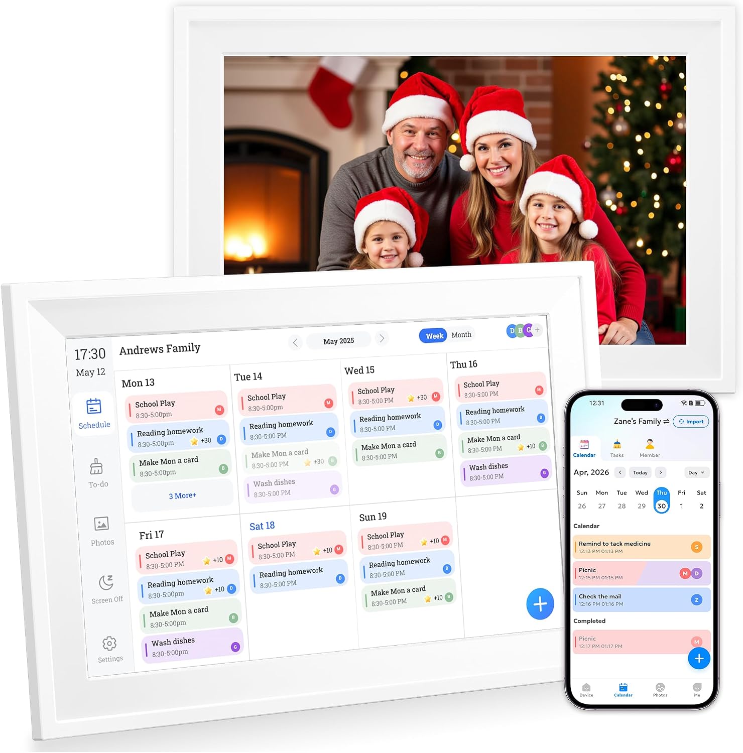 Detalle de Telonixium smart digital calendar, 10.1-inch