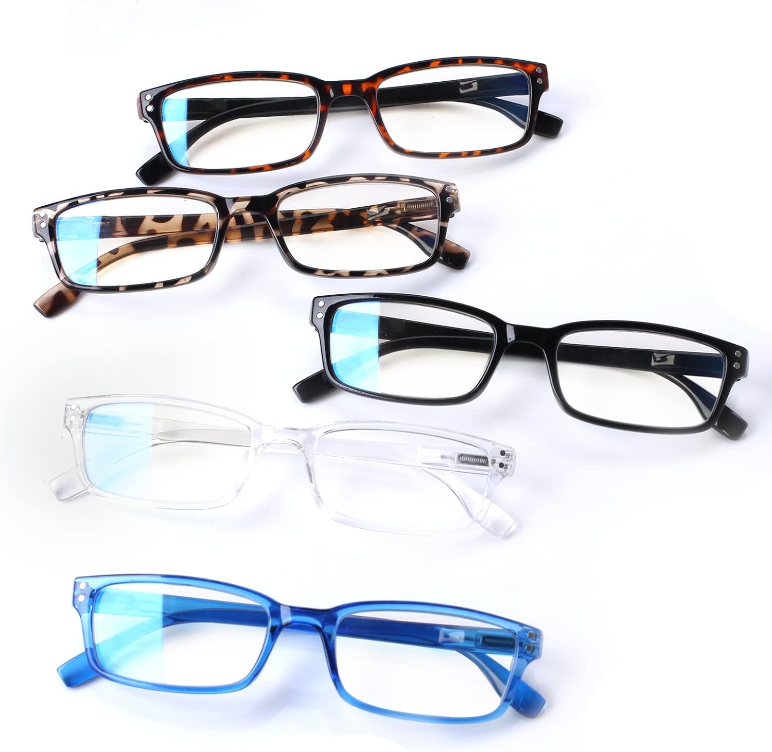 Thumbnail 5 de Kerecsen 6-Pack Reading Glasses with Blue Light Blocking and Spring Hinge — Comfort for Everyday Reading