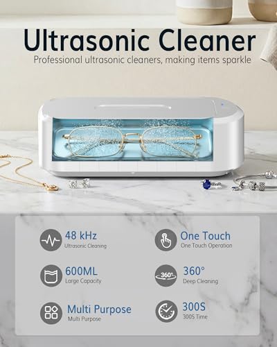 Thumbnail 1 de KUNPHY Jewellery Cleaner 600ml — 48kHz Ultrasonic Cleaner