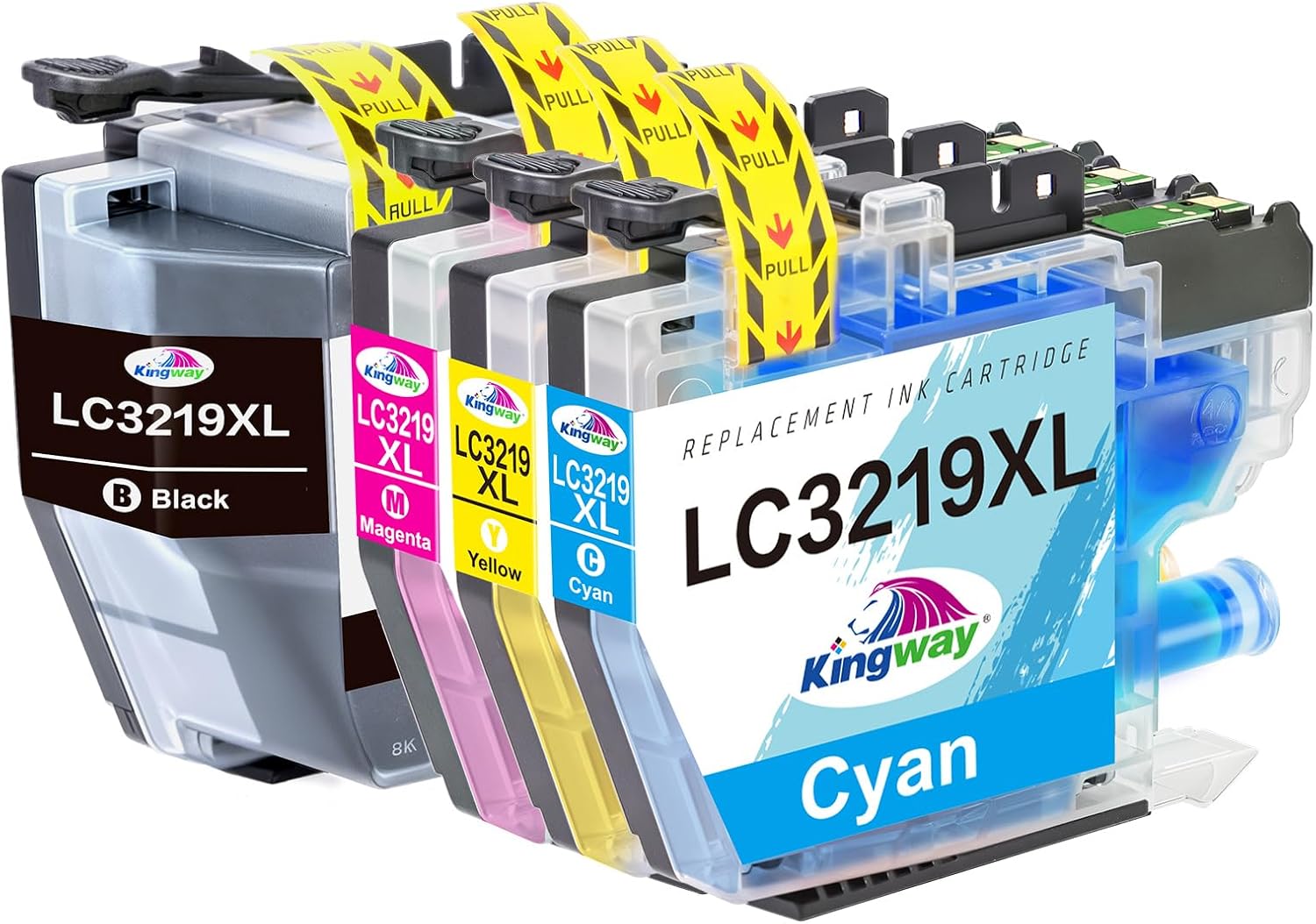 Detalle de KINGWAY LC3219XL 4 Pack ink cartridges