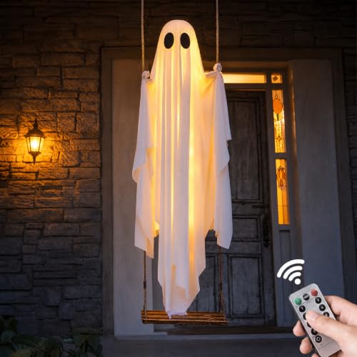 Detalle de Sunwuun Große LED Halloween Geist Outdoor – 2,6 m, Fernbedienung