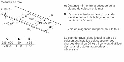 Thumbnail 7 de Bosch PIE631HB1E Série 6 – Plaque à induction DirectSelect 60 cm