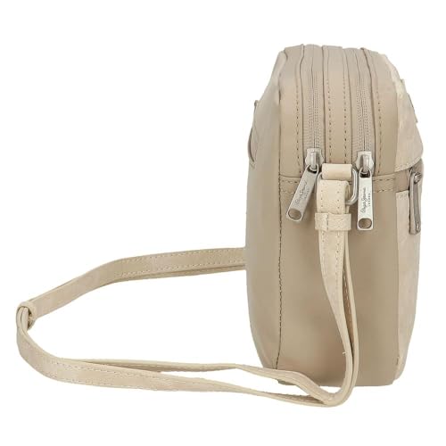 Detalle 2 de Pepe Jeans Jana Bandolera beige 24×16×9 cm
